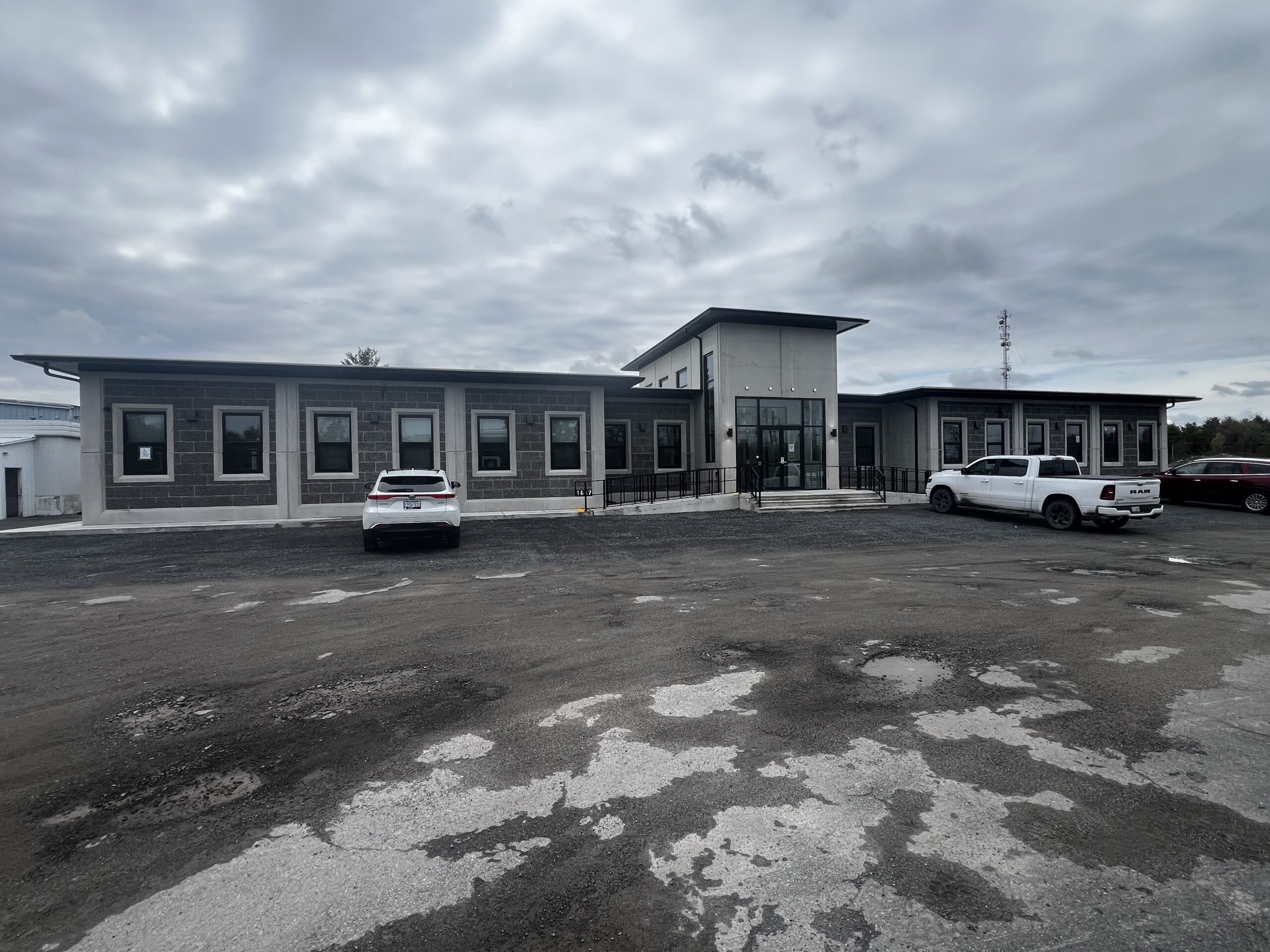Completed Lodestar office demonstrating a project-specific architectural expression