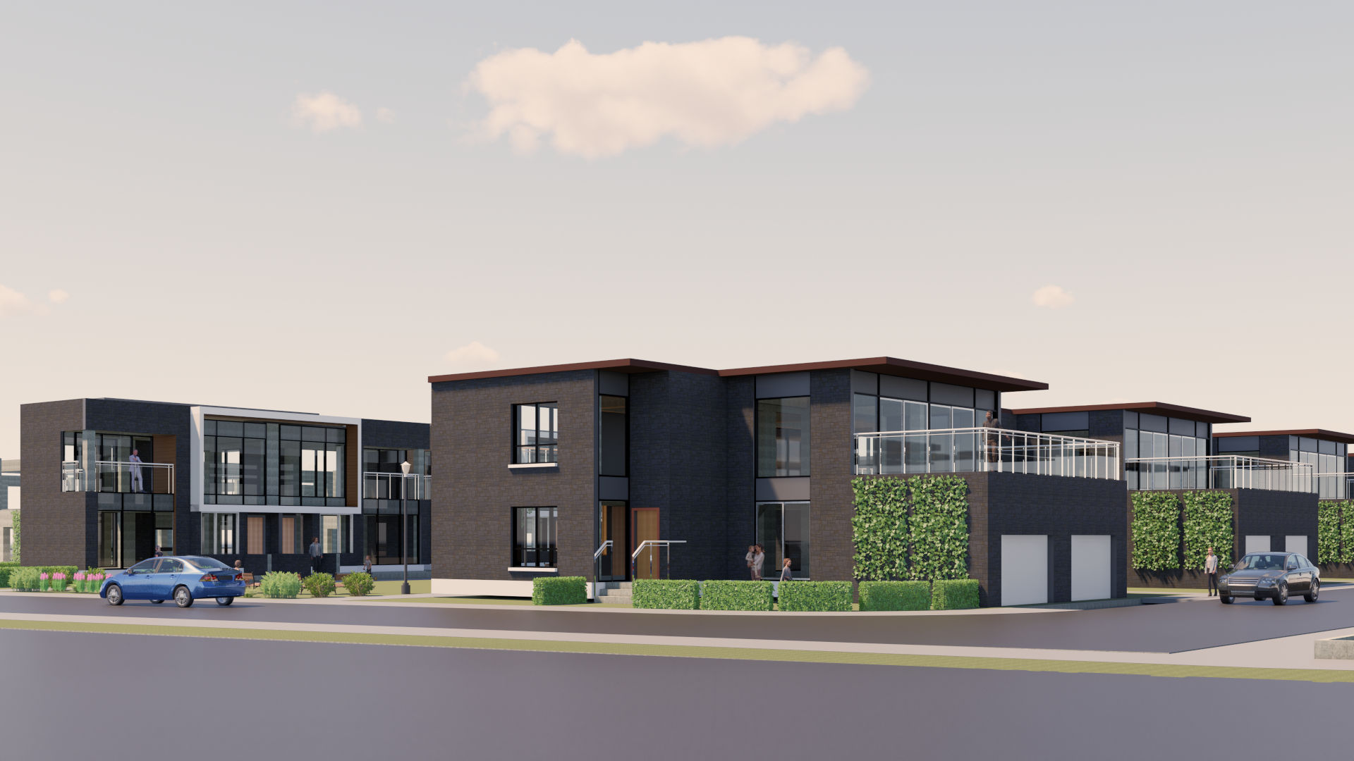 Architectural design for a Lodestar multi-unit building